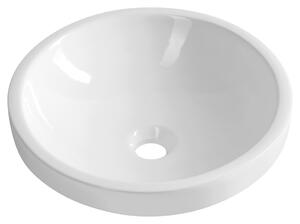 Aqualine Aqualine, ROLA keramické umyvadlo zápustné, průměr 41cm, bílá, NP545