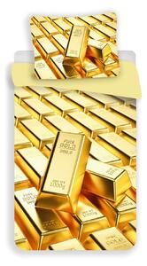 3D povlečení z mikrovlákna GOLD, žluté Rozměr povlečení: 70 x 90 cm | 140 x 200 cm