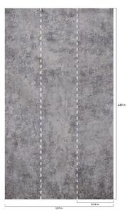 Vliesová obrazová tapeta Beton MO6001, 159 x 280 cm, One roll, Murals, Grandeco