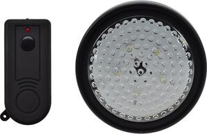 SOLIGHT LED orientační lampička na 3 baterie AA + dálkové ovládaní černá