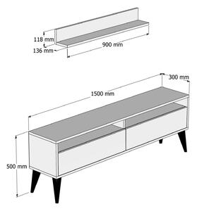 TV stolek/skříňka Berta (bílá). 1088216