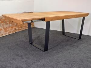 Majstrštych Jídelní stůl Albatros - designový industriální nábytek velikost stolu + rozšíření (D x Š): 200 x 100 + 60 (cm)