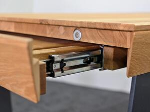 Majstrštych Jídelní stůl Albatros - designový industriální nábytek velikost stolu + rozšíření (D x Š): 120 x 90 + 50 (cm)