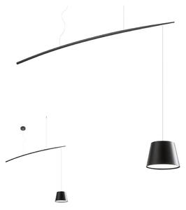 Redo 01-1498 - LED Lustr na lanku LOLLI LED/6W/230V černá