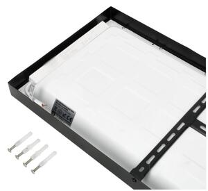 LED Přisazený panel BRISBANE LED/36W/230V 4000K 29,5x119 cm černá