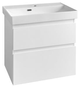 Aqualine Aqualine, ALTAIR umyvadlová skříňka 61,5x60x37cm, bílá, AI268