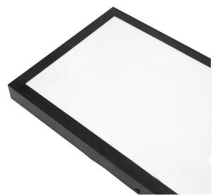 LED Přisazený panel BRISBANE LED/36W/230V 4000K 29,5x119 cm černá