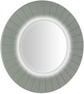 Sapho Sapho, LUMIRO STRIP kulaté zrcadlo s LED osvětlením v rámu, průměr 90cm, verde, LR950-4444S