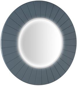 Sapho Sapho, LUMIRO STRIP kulaté zrcadlo s LED osvětlením v rámu, průměr 90cm, sína, LR950-4242S