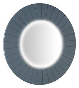 Sapho Sapho, LUMIRO STRIP kulaté zrcadlo s LED osvětlením v rámu, průměr 75cm, sína, LR750-4242S
