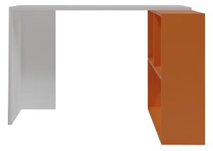 PC stolek Cander (bílá + oranžová). 1088239