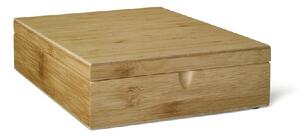 Krabička na porcovaný čaj 9 přihrádek Bamboo - Bredemeijer (Box na porcovaný čaj Bambus 27,7 x 22,1 cm - Bredemeijer)