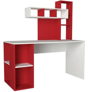 PC stolek Coralline (bílá + červená). 1088247