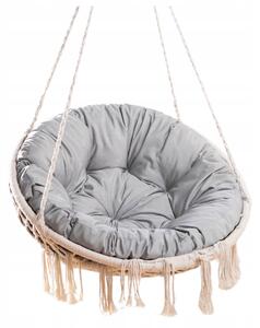 Polštář Hobbygarden 92 x 92 x 8 šedý