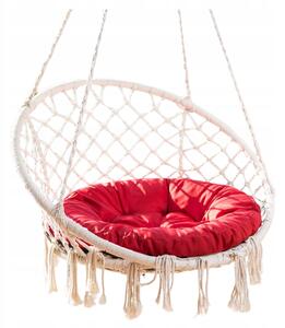 Polštář Hobbygarden 65 x 65 x 8 červený