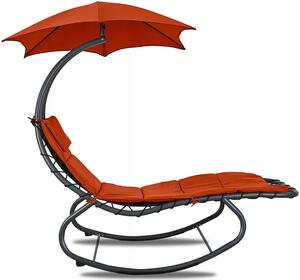 Lehátko kovové Linder Exclusiv MC4356 oranžové