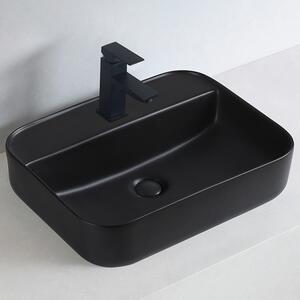 Umyvadlo na desku KW8085 - sanitární keramika - 50 × 40 × 13 cm - možnost volby barvy
