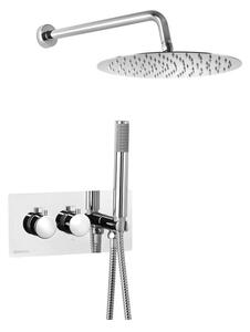 Sapho Sapho, RHAPSODY podomítkový sprchový set s termostatickou baterií, 2/3 výstupy, chrom, 5508-02