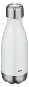ELEGANTE termoláhev 250 ml, bílá matná - Cilio