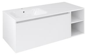 Sapho Sapho, LOREA skříňka 120x46x51, 5cm (90+30Pcm), levá, bílá matná, LE090-3131-L-04