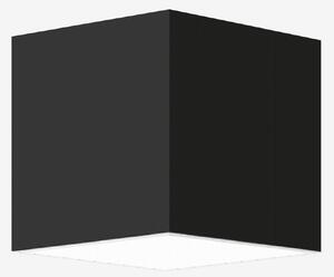 Lucis Stropní LED svítidlo IZAR C 9,6W, 15x15 cm Barva: Černá, Stmívání, řízení: bez stmívání, Chromatičnost: 3000K