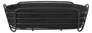 Košík na pečivo DELARA černý, 9x14x32cm - Blomus
