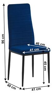 Jídelní židle Antigone NEW (modrá + černá). 1028857