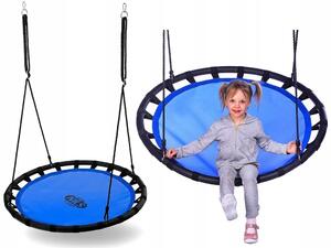 Zahradní houpačka NILS CAMP Čapí hnízdo 110 cm NB5035 Modrá