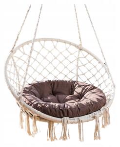 Polštář Hobbygarden 65 x 65 x 8 hnědý
