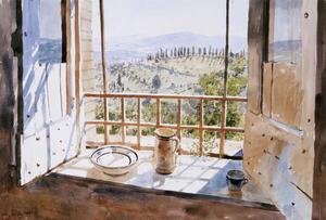 Lucy Willis - Obrazová reprodukce View from a Window, 1988, (40 x 26.7 cm)