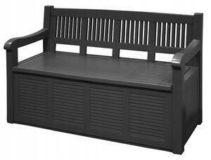 Zahradní box plast 280 l šedý