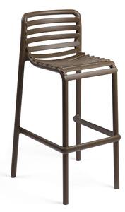 Nardi Plastová barová židle DOGA Odstín: Cappuccino - Hnědá