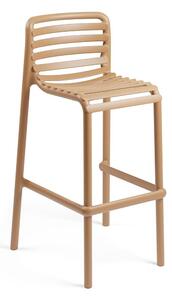 NARDI plastová barová židle DOGA Odstín: Cappuccino - Hnědá