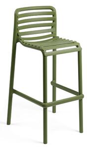 NARDI plastová barová židle DOGA Odstín: Agave - Zelená