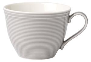 Bílo-šedý porcelánový šálek na kávu Villeroy & Boch Like Color Loop, 250 ml