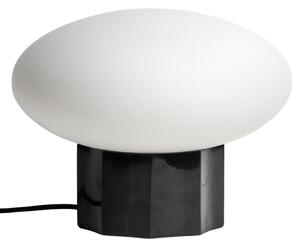 Kave Home Černá mramorová stolní lampa Idela Ø26 cm