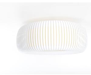 Stropní svítidlo STRIPES 2xE27/40W/230V pr. 55 cm bílá/krémová