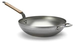 De Buyer 5717.32 - Pánev Wok MINERAL B BOIS 32 cm