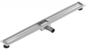 Mexen Flat nerezový sprchový žlab 90 cm - tělo žlabu bez krytu, 1015090