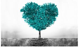 Fototapeta Tyrkysový strom lásky Materiál: Samolepící, Rozměry: 150 x 200 cm