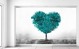 Fototapeta Tyrkysový strom lásky Materiál: Samolepící, Rozměry: 200 x 135 cm