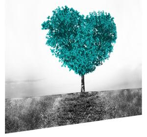 Fototapeta Tyrkysový strom lásky Materiál: Samolepící, Rozměry: 402 x 240 cm