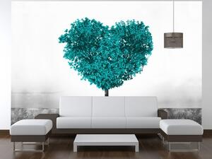 Fototapeta Tyrkysový strom lásky Materiál: Samolepící, Rozměry: 200 x 135 cm