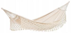 Houpací síť bez tyče Amazonas hnědá 200 kg 250 x 160 cm