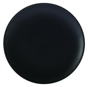 Porcelánový mělký talíř CAVIAR 27,5 cm černý - Maxwell&Williams