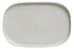Obdélníkový mělký talíř Elemental 23,5 x 16 cm šedý - Maxwell&Williams
