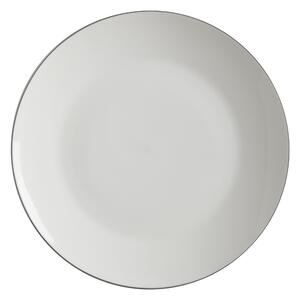 Porcelánový mělký talíř White Basics EDGE 27 cm - Maxwell&Williams