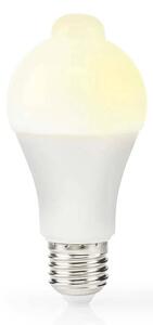 Nedis LBPE27A601-LED Žárovka se senzorem pohybu a soumr. A60 E27/4,9W/230V 3000K