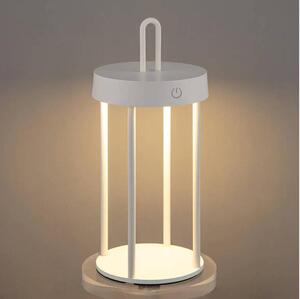 LED Stm. ven. nab. dotyková stolní lampa GENTLE LED/1,5W/3,7V 3000 mAh IP44 bílá