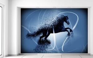 Fototapeta Modrý kůň - Jakub Banas Materiál: Samolepící, Rozměry: 200 x 150 cm